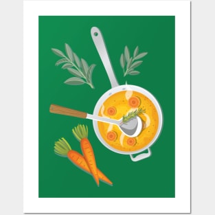 Carrot Soup Posters and Art